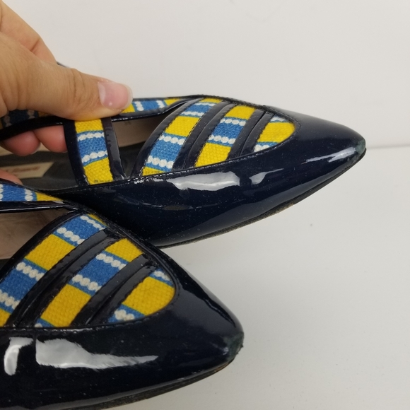 LK Bennett patent leather pointed flats - Picture 3 of 6